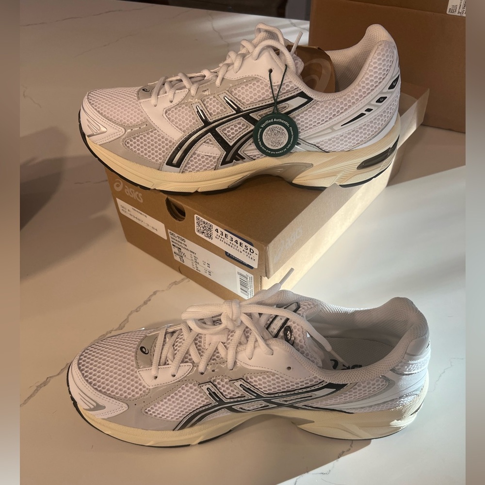 Brand New ASICS Gel-1130 White Cloud Grey (1201A256-118) Men's Size 11.5 Shoes